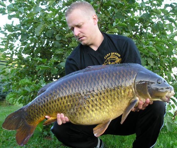 Detail fotografie - Kapr, Boilies Boss2 - Oliheň, 17,1 kg, 94 cm, Středočeský kraj