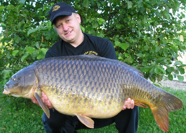 Detail fotografie - Kapr, Boilies Boss2 - Oliheň, 22,7 kg, 103 cm, Středočeský kraj