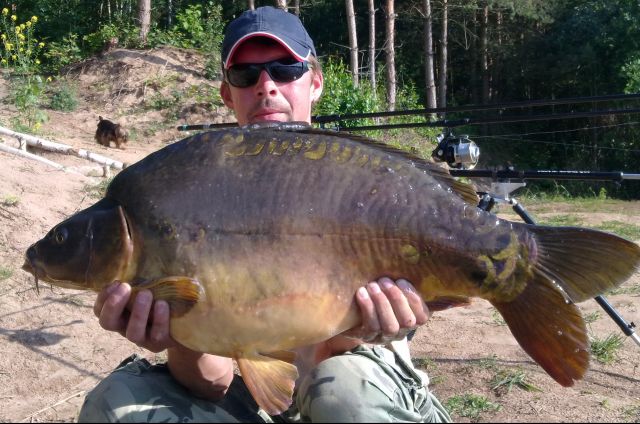 Detail fotografie - Kapr, Boilies Boss2 - Cherry - Super Crab, 79 cm, Pardubický kraj