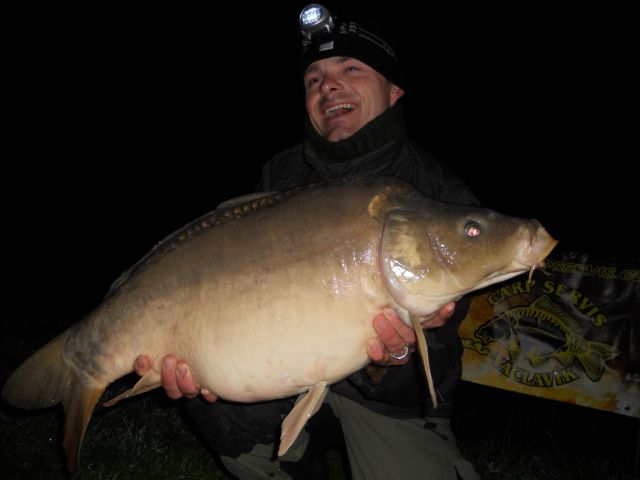 Detail fotografie - Kapr, Boilies Boss2 - Oliheň, 11,0 kg, 81 cm, Jihočeský kraj