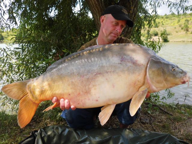 Detail fotografie - Kapr, Boilies Boss2 DOPING - Oliheň - Chobotnice, 12,8 kg, 85 cm, Zlínský kraj