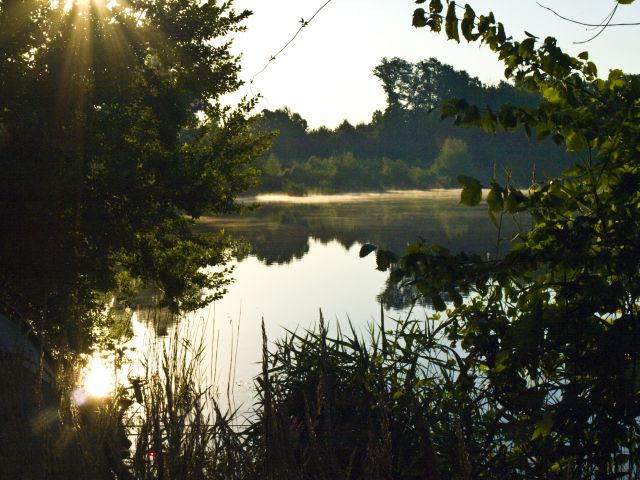 Detail fotografie - Západ slunce, Pardubický kraj