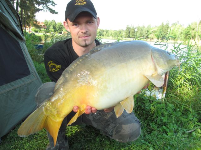 Detail fotografie - Kapr, Boilies Boss2 - Chobotnice, 10,5 kg, 77 cm, Jihočeský kraj