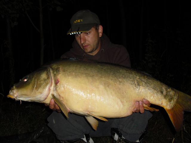 Detail fotografie - Kapr, Boilies Boss2 - Chobotnice, 15,3 kg, 87 cm, Středočeský kraj