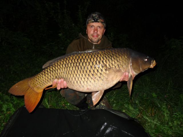 Detail fotografie - Kapr, Boilies Boss2 DOPING - Oliheň - Chobotnice, 17,1 kg, 96 cm, Česká republika