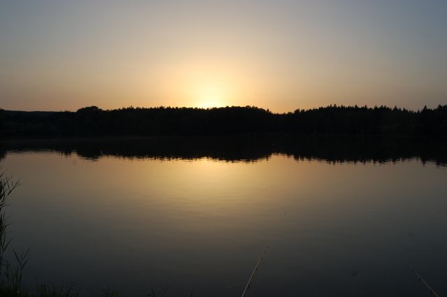 Detail fotografie - Západ slunce, Pardubický kraj