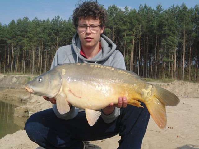 Detail fotografie - Kapr, Boilies Boss2 - Banán, 72 cm, Středočeský kraj