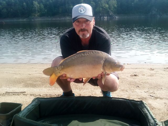 Detail fotografie - Kapr, Boilies Boss2 - Cherry - Super Crab, 57 cm, Jihočeský kraj