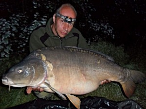 Luxusní kapr před závodem  18kg na  cherry super crab